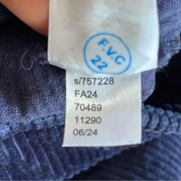 Loft Dark Blue Corduroy Skirt Size: 8 - Picture 5 of 6